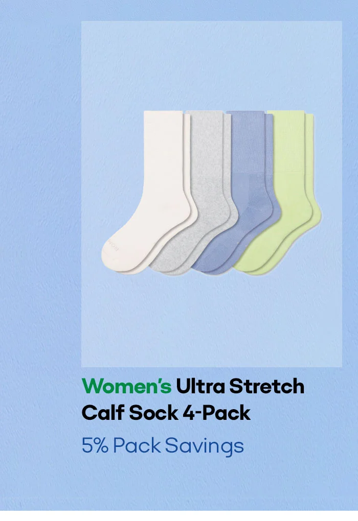 Women's Ultra Stretch Calf Sock 4-Pack 5% Pack Savings