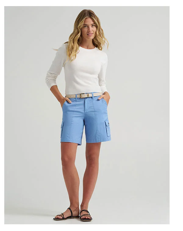 Women's Ultra Lux Comfort with Flex-to-Go Relaxed Fit Cargo Short