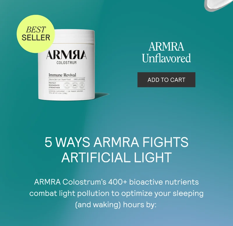 5 WAYS ARMRA FIGHTS ARTIFICIAL LIGHT