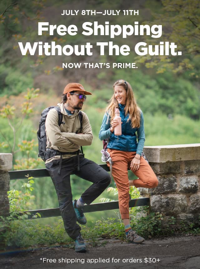 Free Shipping Without The Guilt. Now That's Prime.