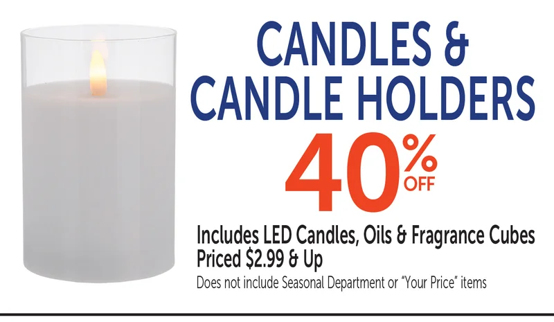 Candles & Candle Holders