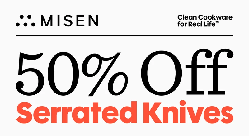 50% off serrated knives