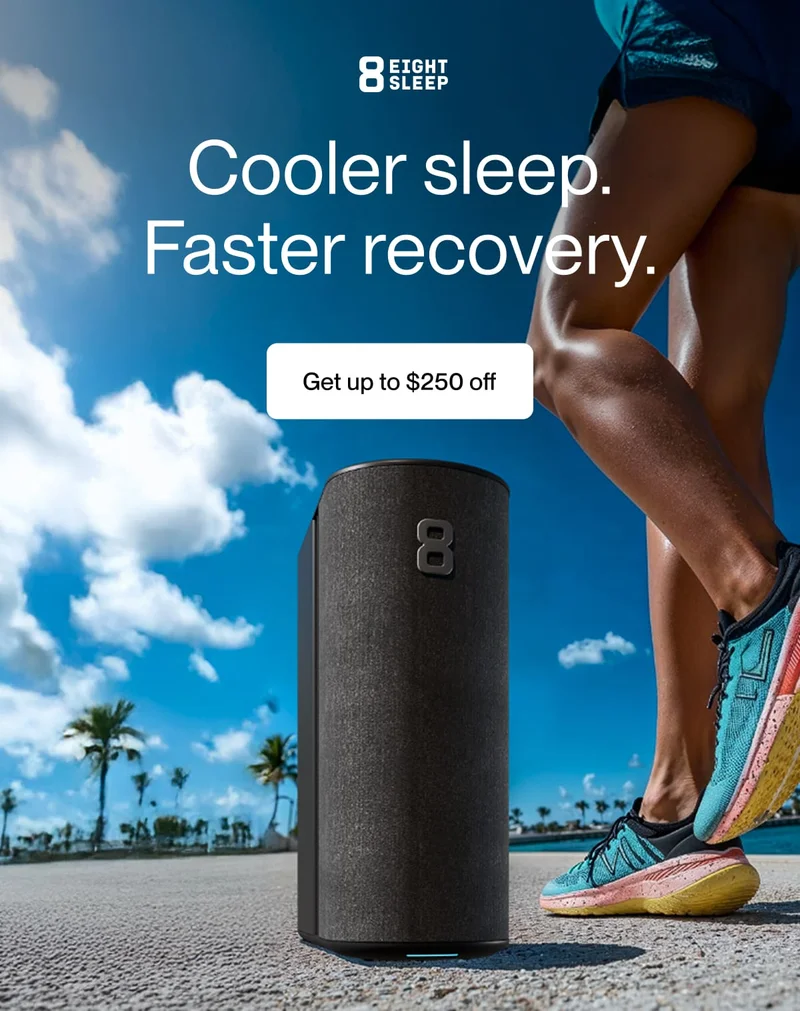 Cooler sleep. Faster recovery.