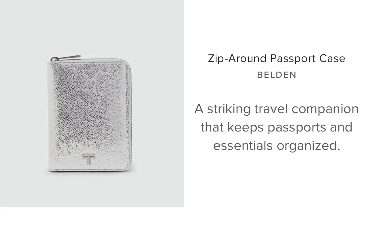 Zip-Around Passport Case
