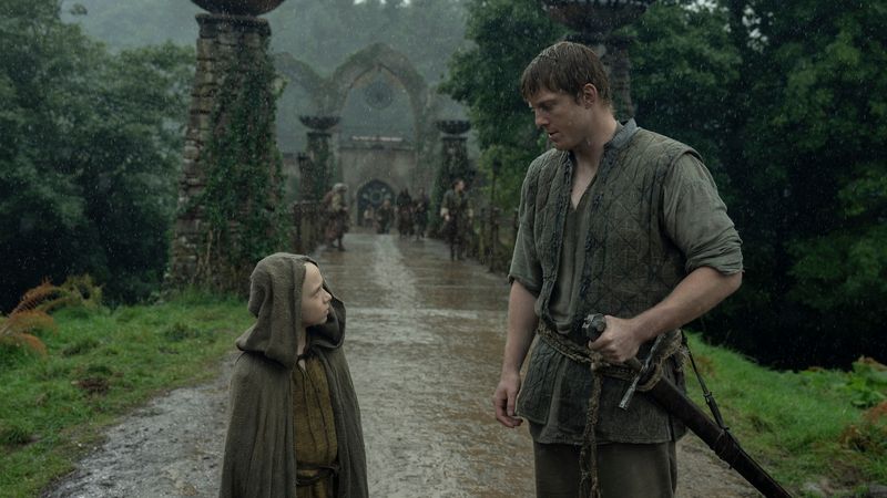 Dexter Sol Ansell and Peter Claffey in 'A Knight of the Seven Kingdoms' season 1