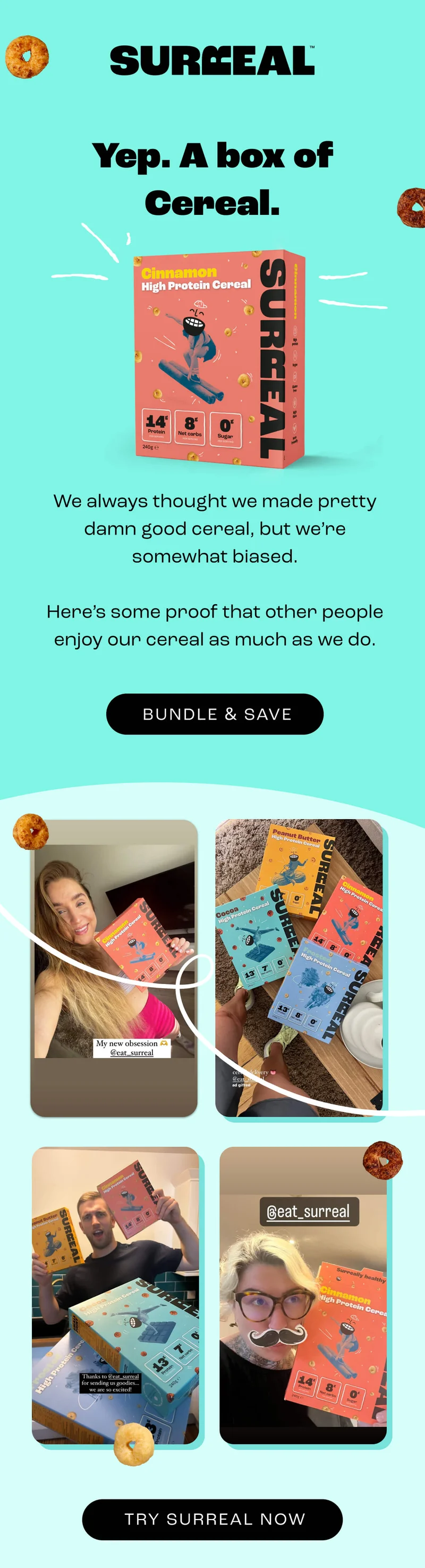 Yep. A box of Cereal.