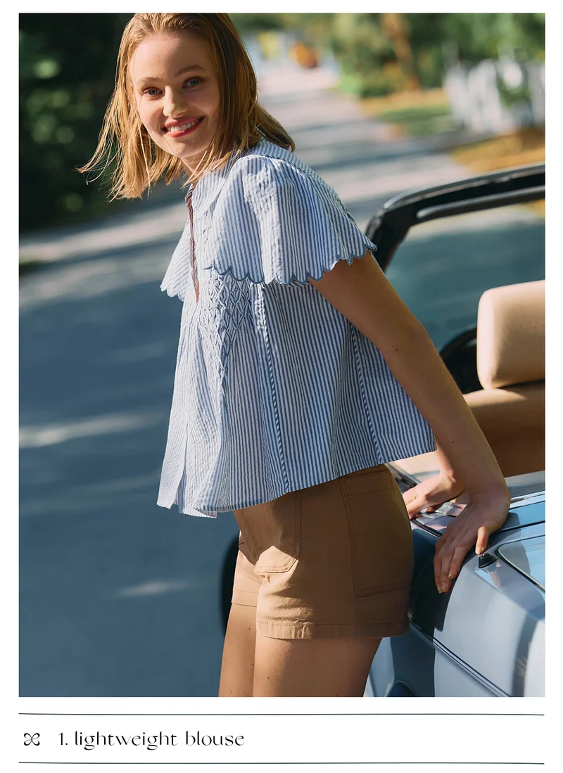 1. lightweight blouse