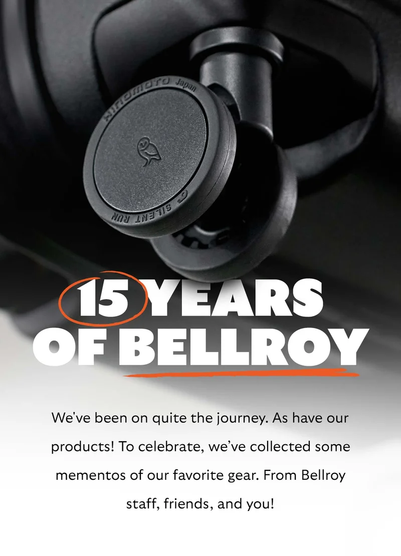 15 years of Bellroy. We've been on quite the journey. As have our products! To celebrate, we’ve collected some mementos of our favorite gear. From Bellroy staff, friends, and you!