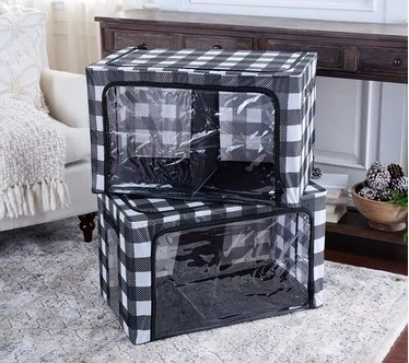 Periea Set of 2 Jumbo Boxes with Removable Dividers