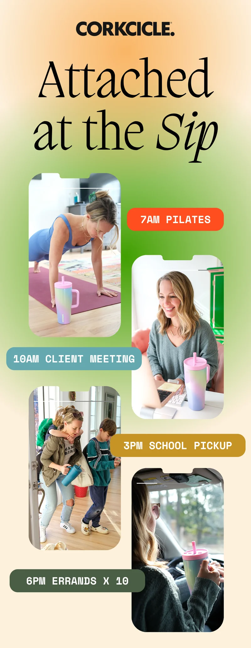 Leakproof Cruiser is designed to keep up with those non-stop days