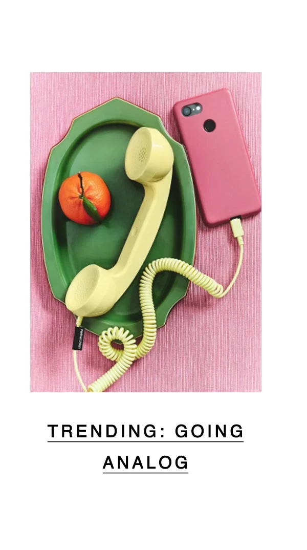 trending: going analog