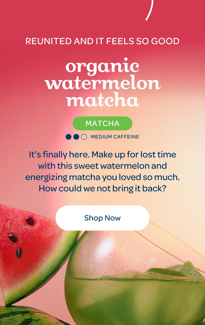 Organic watermelon matcha - It’s finally here. - Shop now