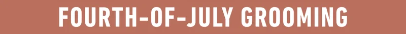 FOURTH-OF-JULY GROOMING