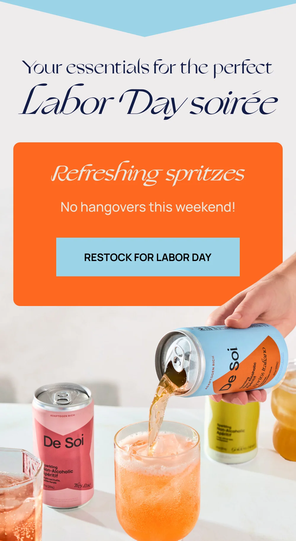 RESTOCK FOR LABOR DAY
