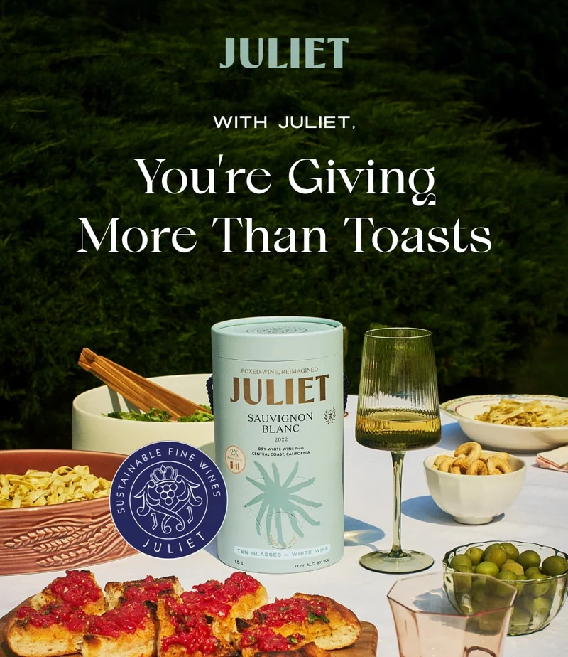 JULIET | With Juliet, You’re Giving More Than Toasts