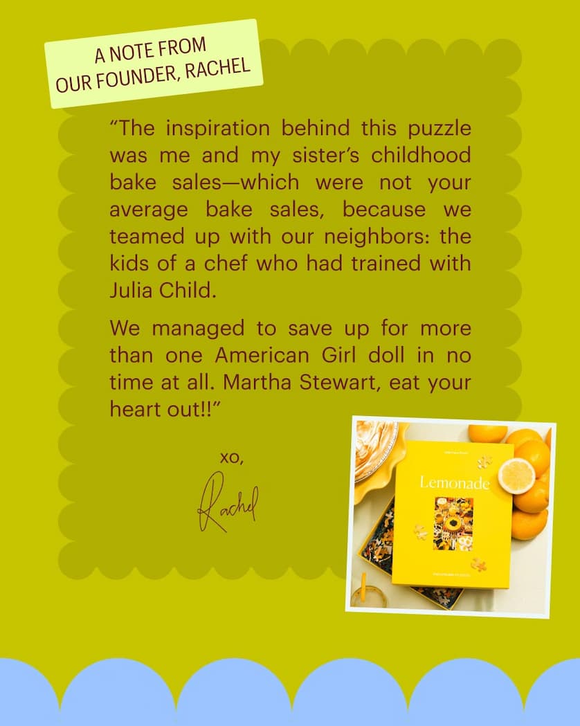 Sweet, Tart & Delightful: A zestful celebration of citrus, featuring lemons in every form—meringue, cake, lemonade, and more.   SHOP 1000 PIECES OF SUNSHINESweet, Tart & Delightful A zestful celebration of citrus, featuring lemons in every form—meringue, cake, lemonade, and more.   SHOP 1000 PIECES OF SUNSHINE