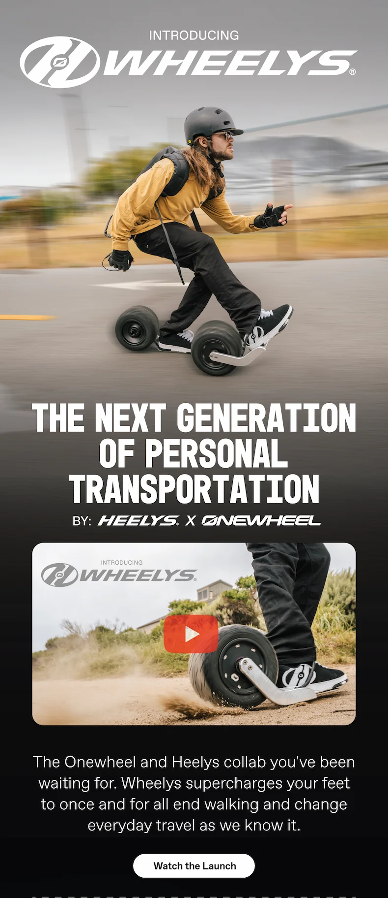 Onewheel x Casey Knox Snowboard Tow