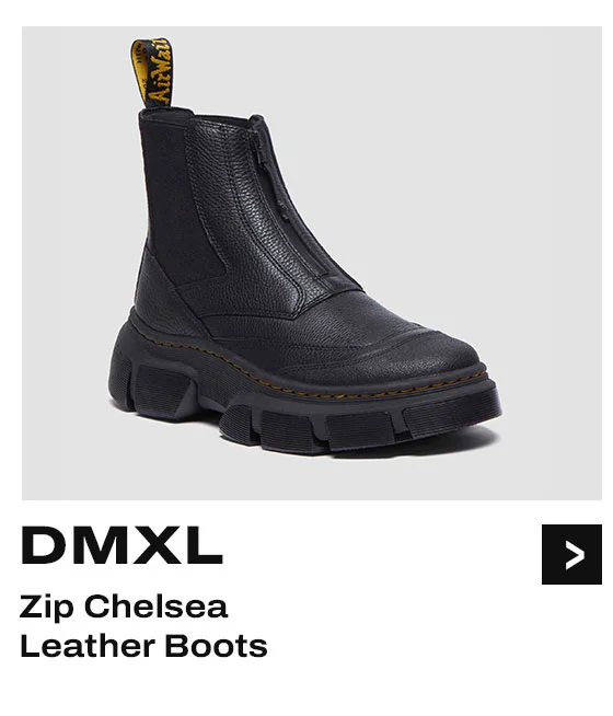 DMXL Zip Chelsea leather boots