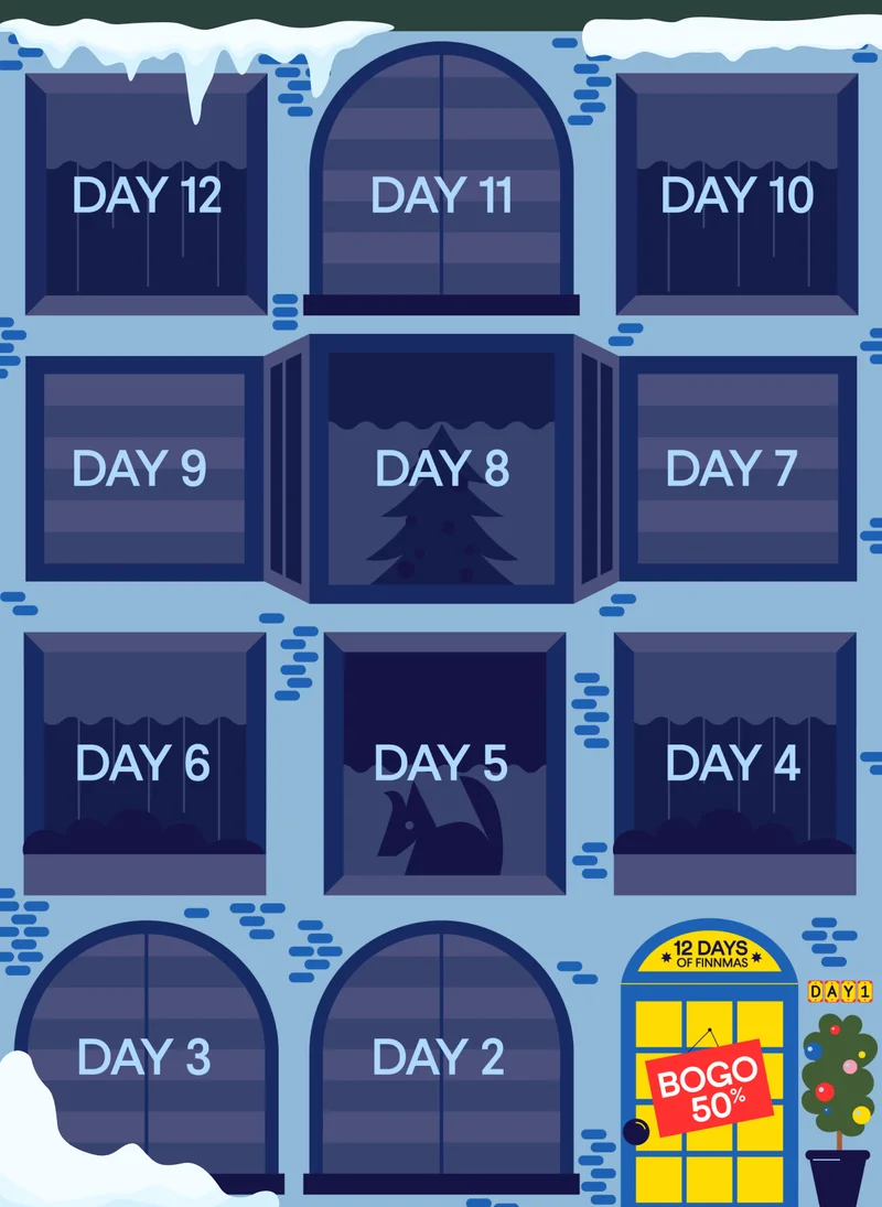12 Days of Finnmas | Stay Tuned For A New Deal Every Day