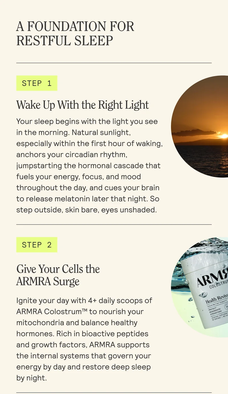 A FOUNDATION FOR RESTFUL SLEEP