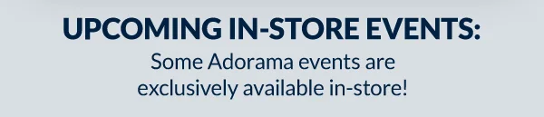 Upcoming In-Store Events