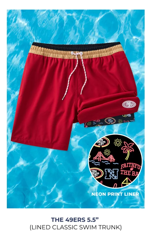Lined Classic Swim Trunk: The 49ers 5.5"