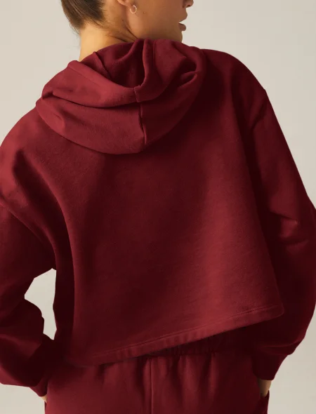 Happiness Cropped Hoodie