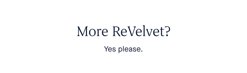More ReVelvet? Yes please.