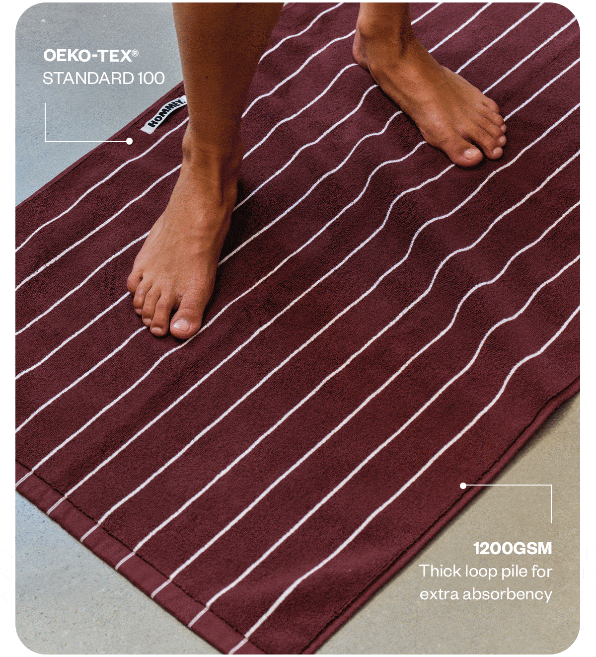 OEKO-TEX STANDARD 100, 1200GSM