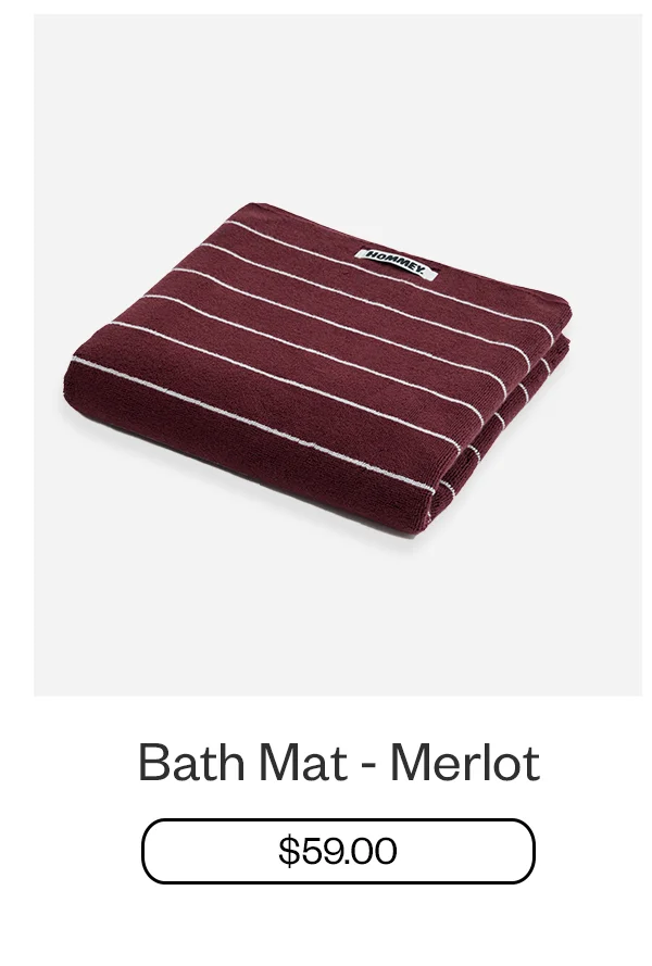 Bath Mat - Merlot