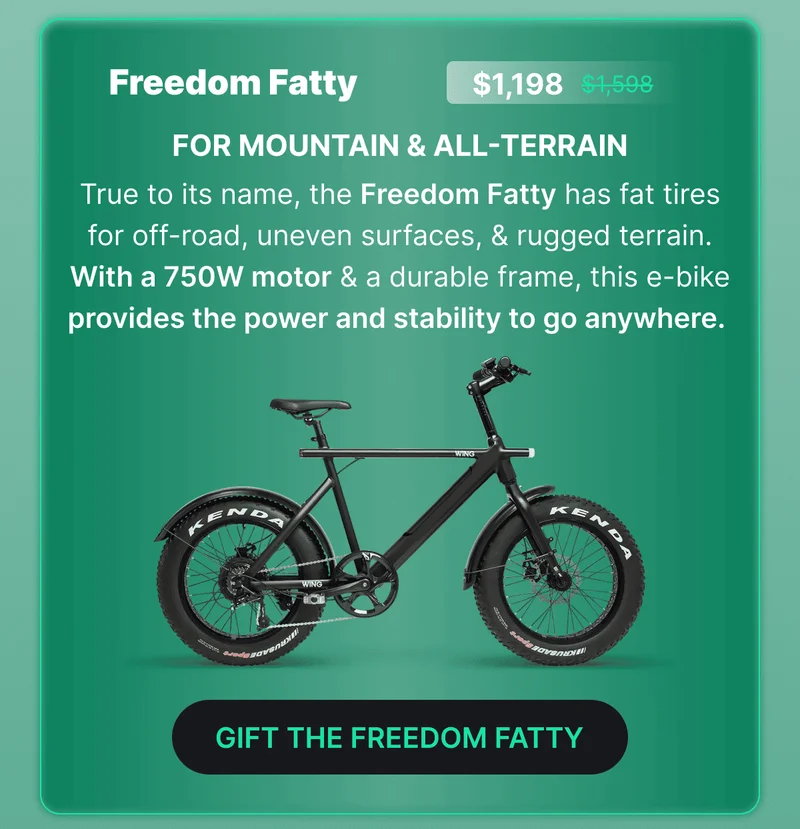 GIFT THE FREEDOM FATTY