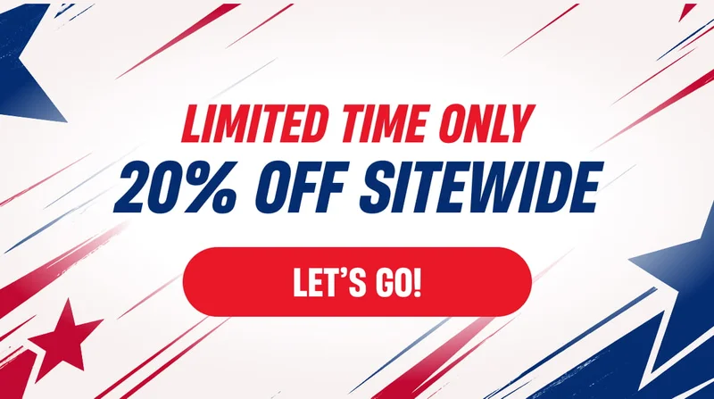 LIMITED TIME ONLY | 20% OFF SITEWIDE - LET’S GO!