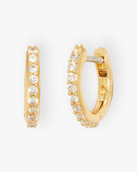 Tiny Twinkles Pavé Mini Hoops