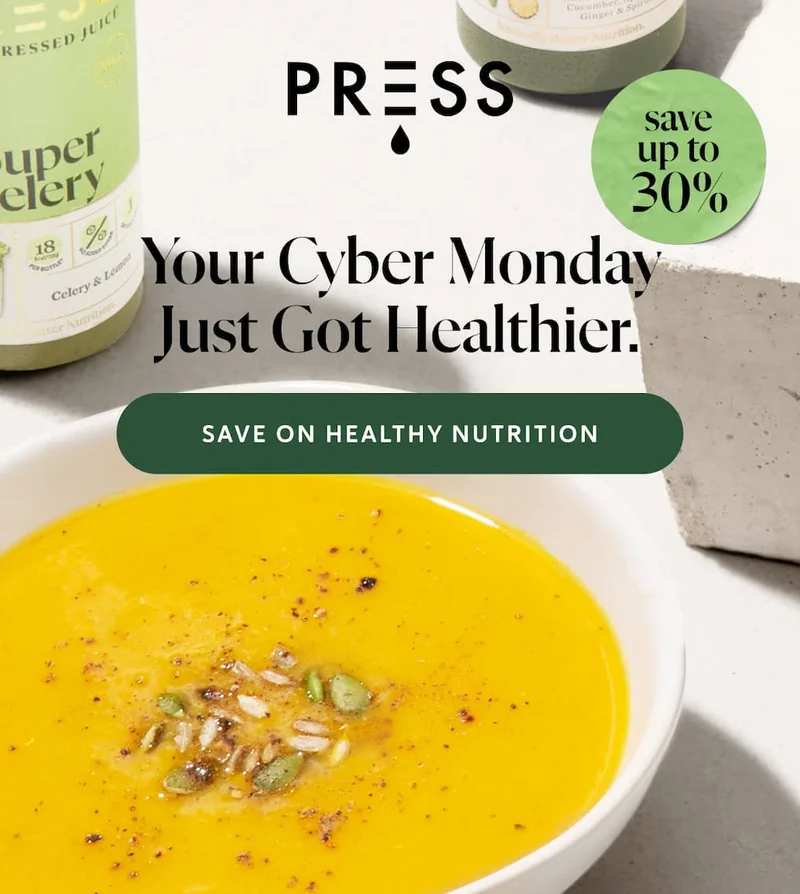 Your Cyber Monday just got healthier.