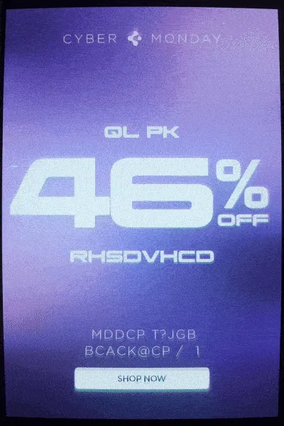 Cyber Monday: Up to 80% off sitewide. Offer valid December 1- 3. Shop now.