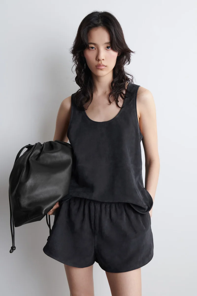 SUEDE TOP