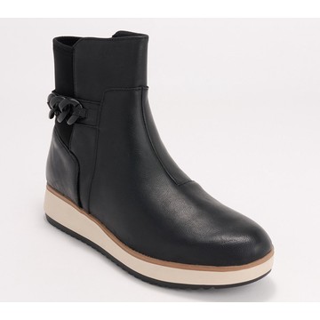 Clarks Collection Leather Wedge Ankle Boots - Zylah Rose