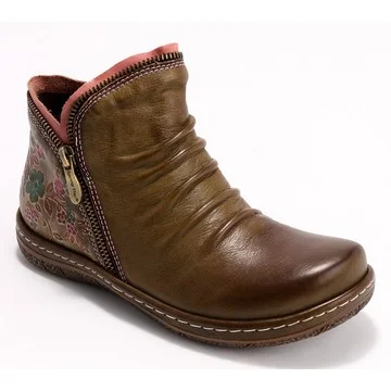 L'Artiste by Spring Step Leather Ankle Boots - Cheasapeake
