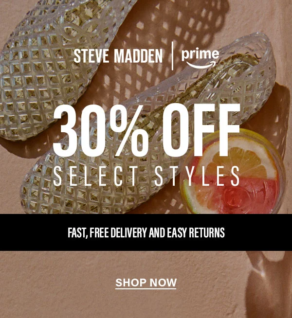 30% off select styles