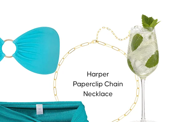 Harper Paperclip Chain Necklace