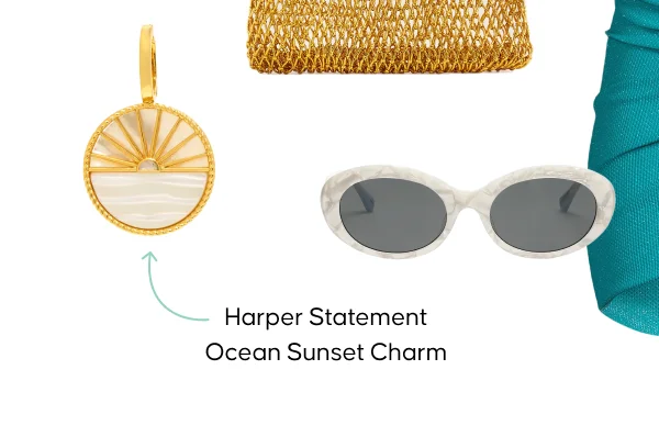 Harper Statement Ocean Sunset Charm