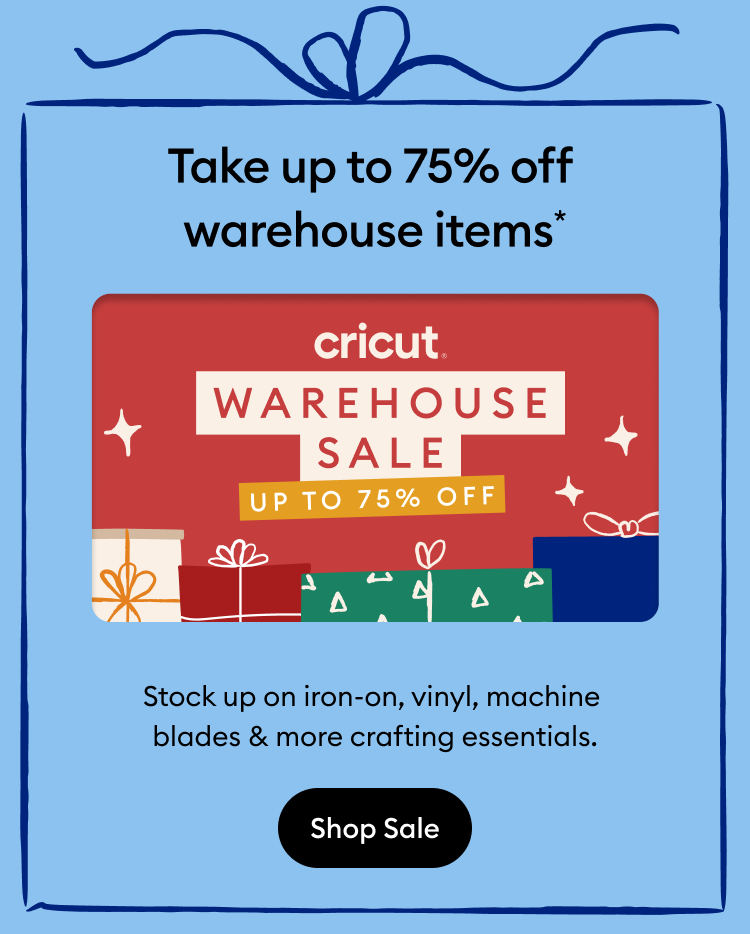 Take up to 75% off  warehouse items.