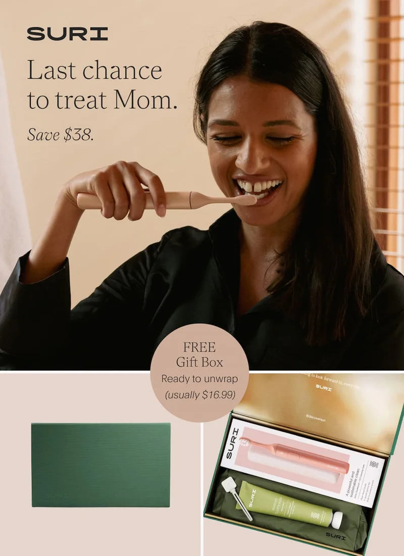 Last chance to treat Mom. Save $38 | Free Gift Box Ready to unwrap