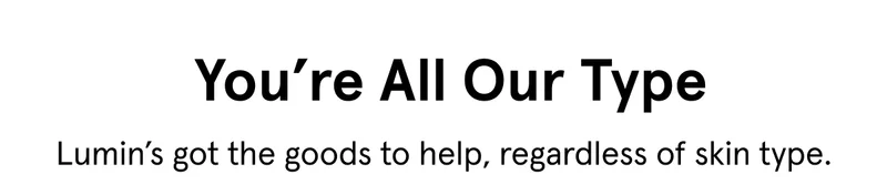 You're All Our Type