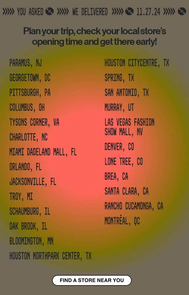 FIND A STORE NEAR YOU