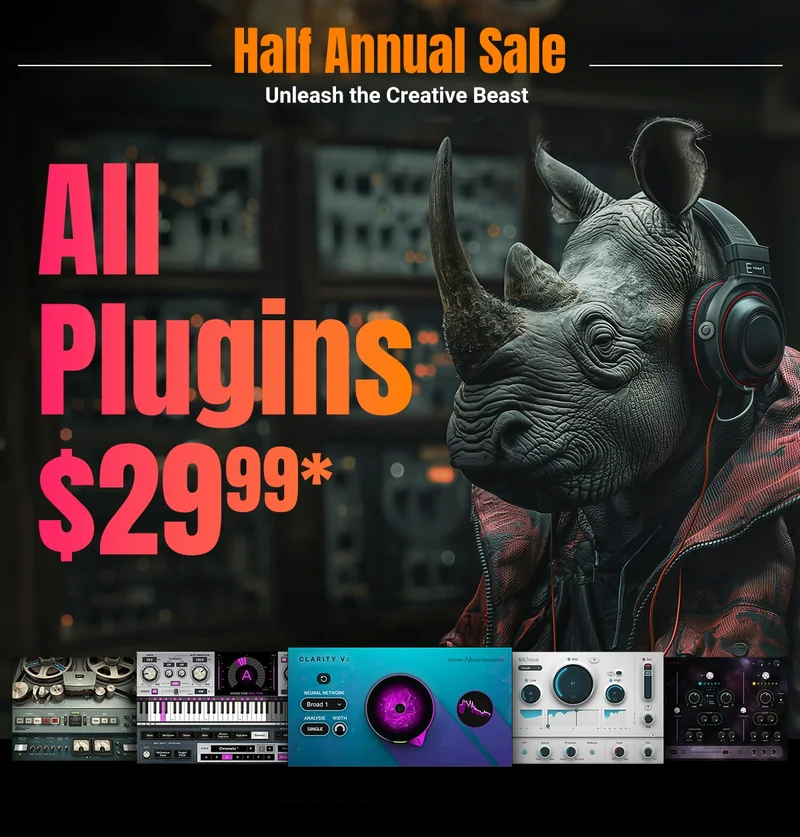 Half Annual Sale | ALL Plugins $29.99 each*