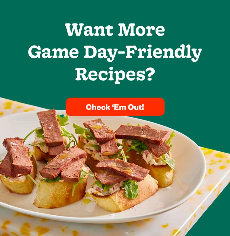 want more game day-friendly recipes? [check 'em out!]