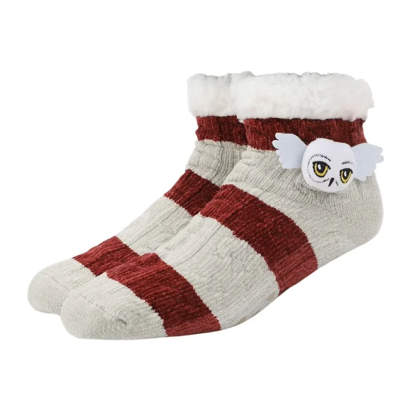 Image of Harry Potter Hedwig Faux Sherpa Slipper Socks