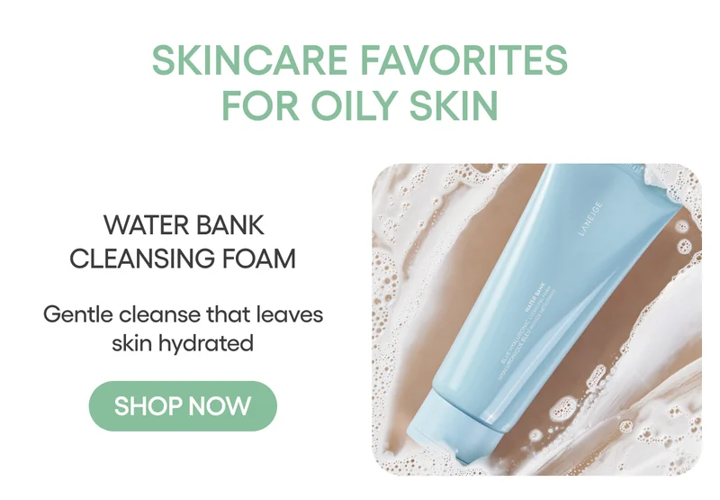 water bank cleansing foam