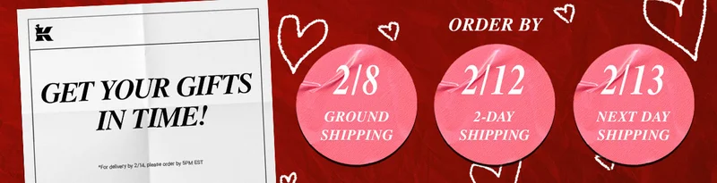 GET YOUR GIFTS IN TIME!